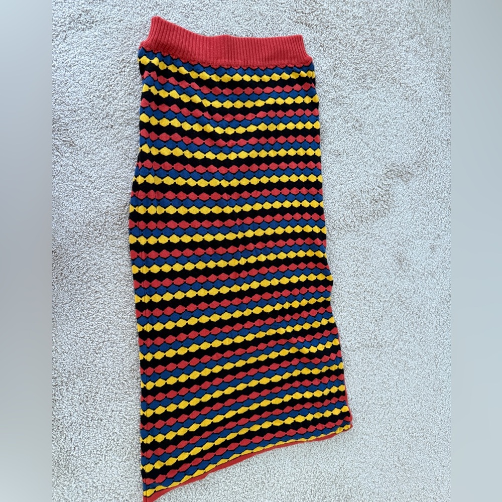 ASOS Multicolor Striped Pencil Skirt